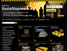 Tablet Screenshot of bestelvuurwerk.nl